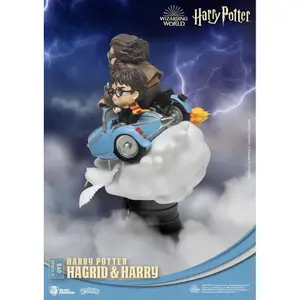 Diorama new version Beast Kingdom Toys PVC D-Stage Hagrid & Harry Potter image-1
