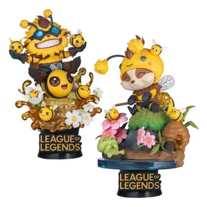 Figurina in pvc Beast Kingdom Toys League of Legends diorama D-Stage Beemo & BZZZiggs