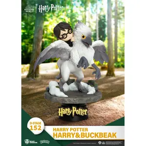 Figurine Beast Kingdom Toys Harry Potter Diorama D-Stage Harry & Buckbeak