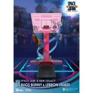 Pvc figurine Beast Kingdom Toys Space Jam: A New Legacy diorama D-Stage Bugs Bunny & Lebron James New Version image-3