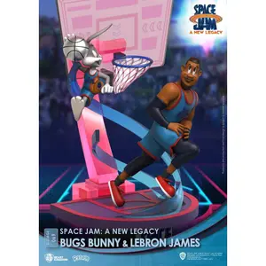 Pvc figurine Beast Kingdom Toys Space Jam: A New Legacy diorama D-Stage Bugs Bunny & Lebron James New Version image-4