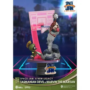 Pvc figurine Beast Kingdom Toys Space Jam: A New Legacy diorama D-Stage Tasmanian Devil & Marvin The Martian New Version 15 cm image-2