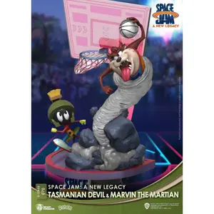 Pvc figurine Beast Kingdom Toys Space Jam: A New Legacy diorama D-Stage Tasmanian Devil & Marvin The Martian New Version 15 cm image-4