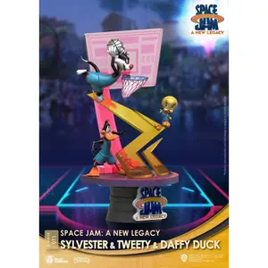 Pvc figurine Beast Kingdom Toys Space Jam: A New Legacy diorama D-Stage Sylvester & Tweety & Daffy Duck New Version 15 cm image-2