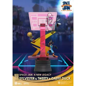 Pvc figurine Beast Kingdom Toys Space Jam: A New Legacy diorama D-Stage Sylvester & Tweety & Daffy Duck New Version 15 cm image-3