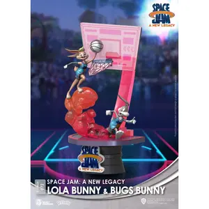 Pvc figurine Beast Kingdom Toys Space Jam: A New Legacy diorama D-Stage Lola Bunny & Bugs Bunny New Version image-1