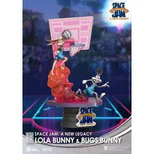 Pvc figurine Beast Kingdom Toys Space Jam: A New Legacy diorama D-Stage Lola Bunny & Bugs Bunny New Version image-2