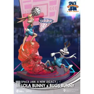 Pvc figurine Beast Kingdom Toys Space Jam: A New Legacy diorama D-Stage Lola Bunny & Bugs Bunny New Version image-4