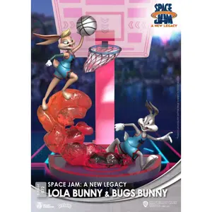 Pvc figurine Beast Kingdom Toys Space Jam: A New Legacy diorama D-Stage Lola Bunny & Bugs Bunny New Version image-5