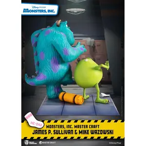 Monsters and company figurine Beast Kingdom Toys Master Craft James P. Sullivan & Mike Wazowski image-0