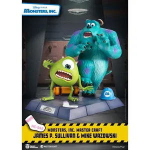 Monsters and company figurine Beast Kingdom Toys Master Craft James P. Sullivan & Mike Wazowski image-1