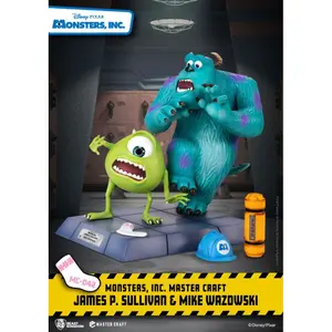 Monsters and company figurine Beast Kingdom Toys Master Craft James P. Sullivan & Mike Wazowski image-2