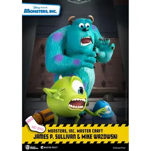 Monsters and company figurine Beast Kingdom Toys Master Craft James P. Sullivan & Mike Wazowski image-3
