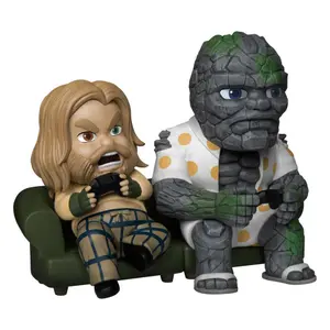 Figurine Beast Kingdom Toys Avengers: Endgame figurine Mini Egg Attack Bro Thor & Korg Game Time heo EMEA Exclusive image-0