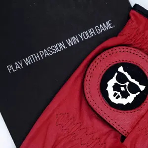 Luva de golfe, mão direita Beaver Golf Original Red Velvet image-1