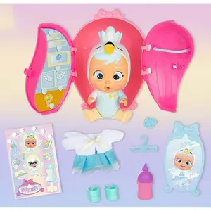 Doll with wardrobe, clothing and accessories Bebés Llorones image-1