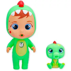 Doll Bebés Llorones Lágrimas Mágicas+Mascota Dino - 8 Acc. image-5