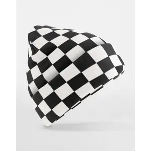 Checked beanie Beechfield image-1
