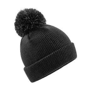 Reflective pom-pom hat for kids Beechfield