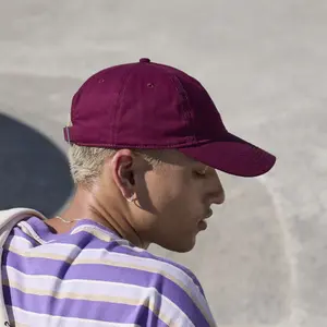 Brushed Twill Cotton Baseball Cap Beechfield image-3