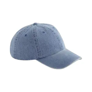 Baseball cap Beechfield denim image-0