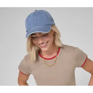 Baseball cap Beechfield denim image-1