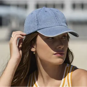 Baseball cap Beechfield denim image-3