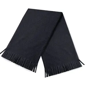 Fringed fleece scarf Beechfield image-0