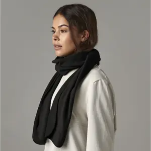 Recycled polyester fleece scarf Beechfield image-1