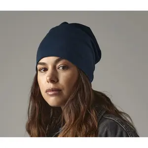Unstructured cotton beanie Beechfield Hemsedal image-1