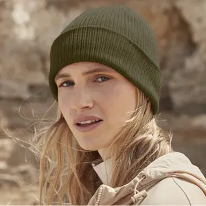Ribbed cuff hat with fold Beechfield Polylana image-1