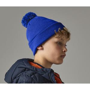 Gorro infantil con pompón Beechfield image-1