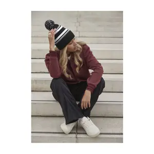 Striped fan hat Beechfield image-1