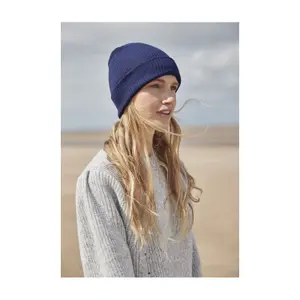 Cotton hat Beechfield Organic Fine Knit image-1