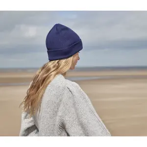 Cotton hat Beechfield Organic Fine Knit image-3