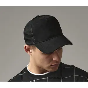 Suede trucker cap Beechfield image-2