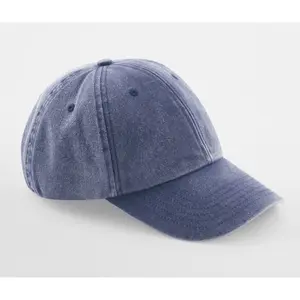 Verstellbare Baseball Kappe Kinder Beechfield Low Profile Vintage image-1