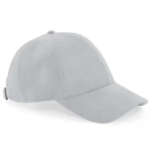 6-panel faux suede baseball cap Beechfield image-0