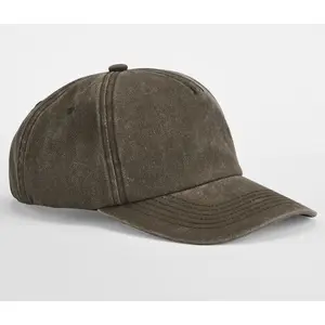 5-panel baseball cap Beechfield Relaxed Vintage image-0