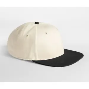 6-panel baseball cap Beechfield Contrast Flat Peak image-1