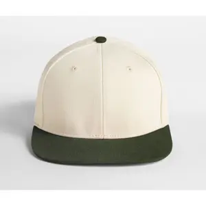 6-panel baseball cap Beechfield Contrast Flat Peak image-2