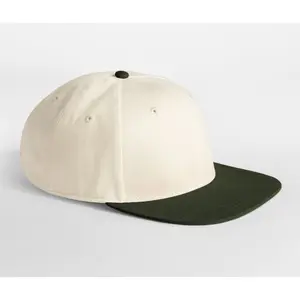 6-panel baseball cap Beechfield Contrast Flat Peak image-1