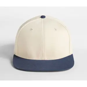 6-panel baseball cap Beechfield Contrast Flat Peak image-2