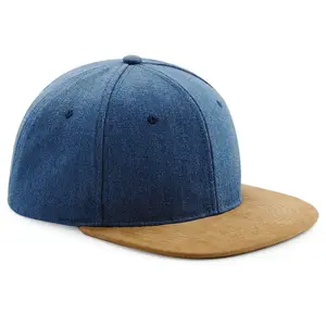 Suede snapback cap Beechfield image-0