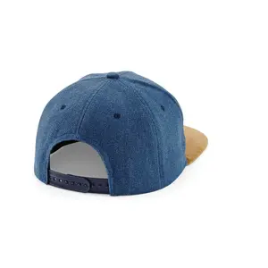 Suede snapback cap Beechfield image-1