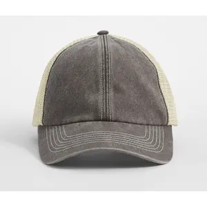 Trucker cap 6 panels Beechfield Vintage image-1