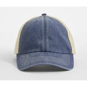 Trucker cap 6 panels Beechfield Vintage image-1