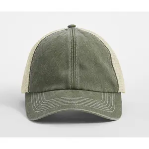 Trucker cap 6 panels Beechfield Vintage image-1