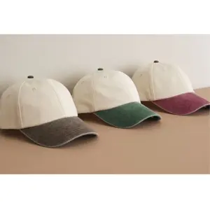 6-panel baseball cap Beechfield Contrast Peak Low image-3