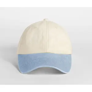 6-panel baseball cap Beechfield Contrast Peak Low image-1